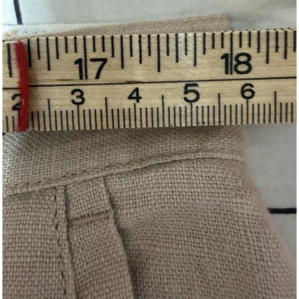 C&C California Cargo Shorts 100% Linen Men's Size 38 Pockets Beach Summer Casual